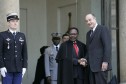 Entretien de M. Jacques CHIRAC, Président de la République avec M. Omar BONGO ONDIMBA, Président de la République du Gabon. - 2