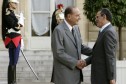 Entretien de M. Jacques CHIRAC, Président de la République avec le Colonel Ely OULD MOHAMED VALL, Président de Mauritanie - 6