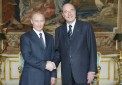 Photo 3 : Le Président de la République, M.Jacques CHIRAC, et M. Vladimir Poutine, Président de la Fédération de Russie.