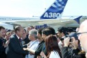 Photo : Déplacement à Toulouse -  rencontre avec les personnels d'Airbus Industries.