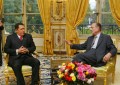 Photo 6 :Entretien avec le Président du Venezuela.