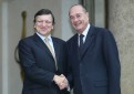 Photo :Entretien avec le président de la Commission européenne.