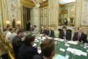 Photo 2 :Rencontre avec des représentants fr professions agricoles et agro-alimentaires et des consommateurs.