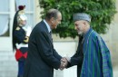 Photo :Entretien avec le Président afghan.