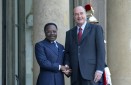 Photo : Entretien avec le président du Gabon.