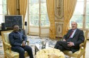 Photo 2 : Entretien avec le président du Gabon.