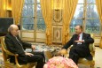 Photo : Le Président de la République, M.Jacques CHIRAC, avec M. Walid Jumblatt, président du parti socialiste progressiste libanais