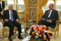 Photo :Entretien avec le Président de l'Autorité palestinienne.