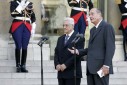 Photo :Entretien avec le Président de l'Autorité palestinienne.