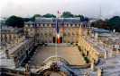 Vue aérienne du palais de l'Elysée.