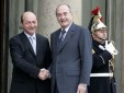 Photo :Entretien avec le Président de la Roumanie.