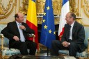 Photo :Entretien avec le Président de la Roumanie.