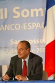 Photo 14 : Sommet franco-espagnol - conférence de presse conjointe