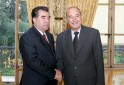 Photo :Entretien avec le Président du Tadjikistan.