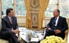 Photo : Entretien avec le président de la Commission européenne.