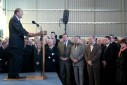 Photo : Allocution du Président de la République lors de la présentation des voeux en Corrèze.  