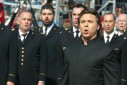Photo 28 : Défilé : Interpretation de la Marseillaise par Roberto ALAGNA.
