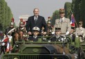 Photo : Revue des troupes armées par la Président de la République sur les Champs Elysées