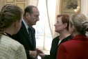 Photo 5 : Rencontre du Président de la République avec Mme Tarja Halonen, Présidente de la République de Finlande