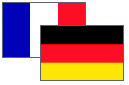 Drapeaux France / Allemagne.