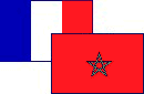 Drapeaux France / Maroc