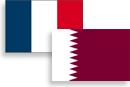 Drapeau France /Qatar
