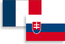 Vignette des drapeaux de Slovaquie et de la France