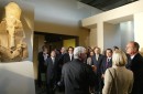 Photo 2 : Inauguration par le PrÃ©sident de la RÃ©publique de l'exposition Pharaon en compagnie du PrÃ©sident de la RÃ©publique arabe d ...