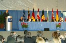 Photo 13 : Discours du Président à l'occasion du 50ème anniversaire du CERN