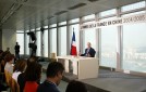 Photo 5 : Conférence de presse du Président de la République (International Finance center)