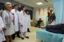 Photo 22 : Visite du service d'urgence et du service de médecine traditionnelle et d'acupuncture de l'Hôpital de l'Amitié