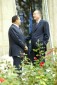 Photo : Entretien avec M.Hosni MOUBARAK, Président de la République arabe d'Egypte.