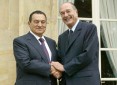 Photo : Entretien avec M.Hosni MOUBARAK, Président de la République arabe d'Egypte.