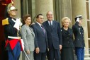 Photo : Entretien avec M.Hosni MOUBARAK, Président de la République arabe d'Egypte.