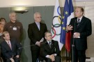 Le Président de la République salue la délégation paralympique. - 4