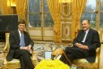Photo : Entretien du Président de la République, M.Jacques CHIRAC, avec M. Jan Peter BALKENENDE, Premier Ministre des Pays-Bas