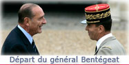 Discours du Président de la République à l'occasion de l'adieu aux armes du Général d'Armée Henri BENTEGEAT.