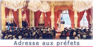 Adresse du Président de la République aux préfets.