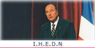 Discours du Président de la République devant l'Institut des Hautes Études de Défense Nationale (IHEDN). 