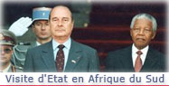 Allocution du Président de la République à l'occasion du dîner d'État offert par le Président d'Afrique du Sud. 