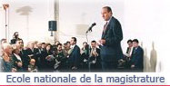 Discours du Président de la République à l'occasion du 40e anniversaire de l'École nationale de la magistrature. 