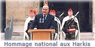 Discours du Président de la République à l'occasion de la journée d'hommage national aux Harkis. 