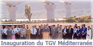 Discours du Président de la République à l'occasion de l'inauguration du TGV Méditerranée. 
