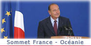 Allocution du Président de la République lors du Ier sommet France-Océanie. 