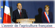 Allocution du Président de la République sur l'avenir de l'agriculture française. 
