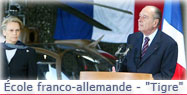 Allocution du Président de la République à l'école franco-allemande de formation des équipages d'hélicoptère TIGRE.