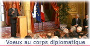 voeux 2007 du corps diplomatique. 