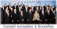Conseil européen à Bruxelles.