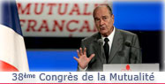 Discours du Président de la République à l'occasion du 38ème Congrès de la Mutualité française.