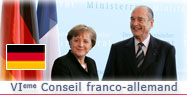 VIème Conseil des ministres franco-allemand